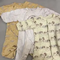 ベビー　カバーオール　3点セット　秋冬　長袖futafuta UNIQLO