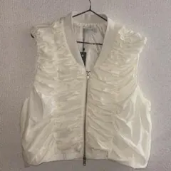 【新品タグ付き⭕️】JEANASIS ナイロンシャーリングベスト