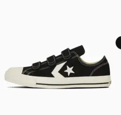 コンバース ブラック ベルクロスニーカーCXP V-3 OX 24.0㌢