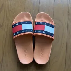 TOMMY JEANS トミージーンズ　オレンジ　スライドサンダル 23cmのサムネイル