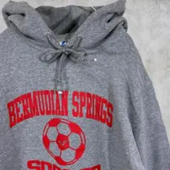 00s カレッジ【RUSSELL】 ガゼット リバース 古着 パーカー S