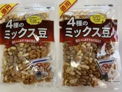 福豊堂 4種のミックス豆 300g　2袋　おつまみのサムネイル