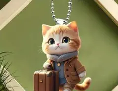 猫キャラクター アクリルキーホルダー 8cm