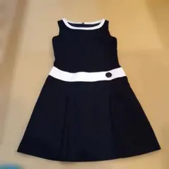 値下げ☆ノースリーブひざ丈ワンピース 黒と白