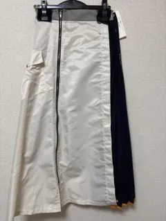 新品　今季新作　エイミーロウ　サイドプリーツミリタリーZIPスカート