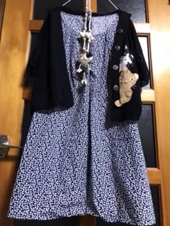 chambre de charme お花柄 チュニックワンピースのサムネイル