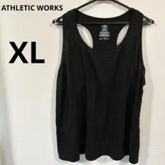 【ATHLETIC WORKS】ブラック タンクトップ XL/XG