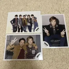 【超レア】嵐 公式写真 オフショ 混合 二宮和也 大野智 3枚