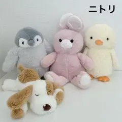 ニトリ ふわふわ ぬいぐるみ まとめ売りのサムネイル