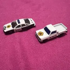 パトカーとトラックのミニカーセット