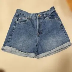 デニムショートパンツ Lサイズ　レディース