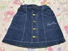 メゾピアノ　うさみみデニムスカート　120サイズ