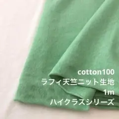 KX/6806-01●1m 綿100%ラフィ天竺ニット生地/カール生地