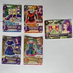 《まとめ売り》レア有　アイカツカード　神崎美月　夏樹みくる　5枚セット