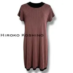 ヒロココシノ　お洒落デザイン♡　ニット　半袖　ワンピース　チュニック