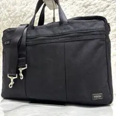 極美品★ポーター　ビジネスバッグ　2way キャンバス　テンション　ショルダー