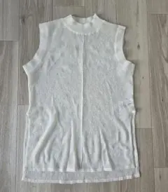 &g'aime　アンジェム　ノースリーブニット