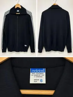 80s adidas デサント製 トラックジャケット 6号