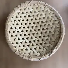 竹製 円形　25センチほど