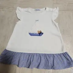 Familiar☆ヨット柄チュニック☆90