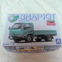 青島文化教材社 1/32 楽プラ 日野デュトロ 平ボデー ターコイズのサムネイル