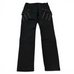 スカルフライト スタッズループシルバー925D菅ストレッチデニムパンツ 