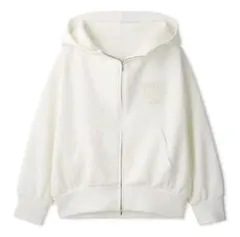 SNIDEL スナイデル ボリュームパーカー ホワイト WHT