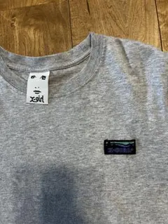 X-girl ロゴ　ワッペン　半袖 Tシャツ グレー　Mのサムネイル