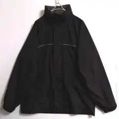 A778　VIKING　ナイロンジャケット　L 黒　ビックサイズ　US古着