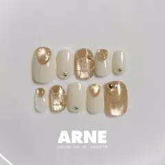 【No.170】ネイルチップ 韓国ネイル ぷっくりネイル マグネットネイル