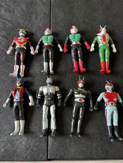 80年代当時物『仮面ライダー』食玩ソフビセット③ - メルカリ