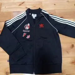 adidas Disney ジャージ 上のみ　黒 3本ライン 100