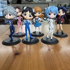 エヴァンゲリオン Qposket フィギュア 6体セットのサムネイル