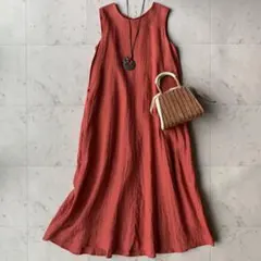 23区 大きいサイズ 50 4XL 5L 麻 リネン ワンピース ロング 半袖 23区 大きいサイズ 50 4XL 5L 麻 リネン ワンピース ロング 半袖
