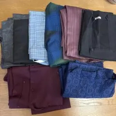 着物 コート・羽織8点まとめ売り① 和装 帯 古布 リメイク