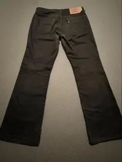 Levi's リーバイス517-38 ブーツカット ブラックデニム ヒゲ フレア
