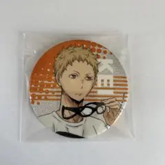 ハイキュー　月島蛍　ミドルブロッカー　グリッター　缶バッジ