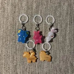 たべっ子どうぶつ　めじるしアクセサリー　セット