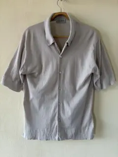 新品JOHN SMEDLEY コットンシアサッカー ワンピースカラー半袖シャツ