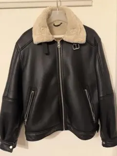ZARA レザーボアジャケット 新品未使用