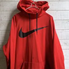 00s ナイキNike XL パーカー 赤 古着 ビンテージ vintage