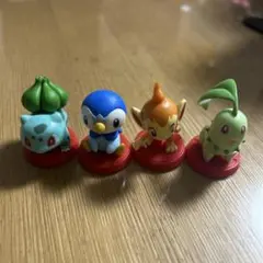 ポケモンチョコエッグ　旅立ちの3匹　4つセット