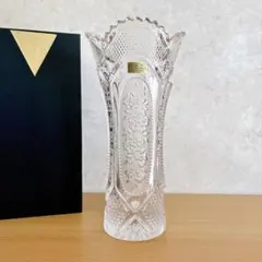 花瓶 カメイガラス クリスタルガラス 일본제
