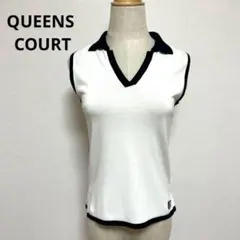 訳あり QUEENS COURT クイーンズコート ノースリーブ トップス 2のサムネイル