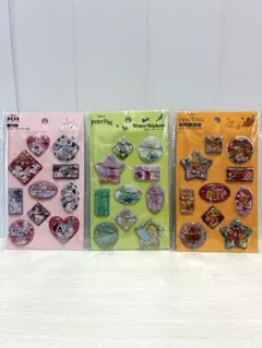 セリア ディズニー ウォーターシール　ライオンキング　ピーターパン　101匹わん