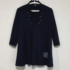 フェイラー　FEILER　チュニック　Lサイズ　ネイビーのサムネイル