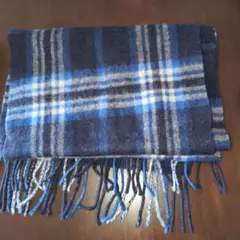 ✳最終価格【送料込み】ORIHICA　チェック柄ウールマフラー 　　オリヒカ