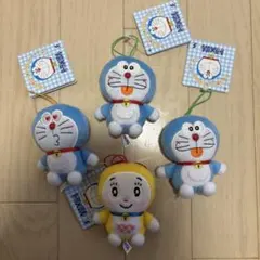 ドラえもん ぬいぐるみマスコット 4体セット
