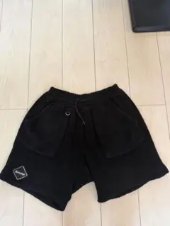 F.C.Real Bristol パイル地 ショートパンツ ブラック FCRBのサムネイル