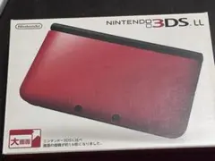 ◆ニンテンドー3DSLL本体 レッド×ブラック 動作確認済み